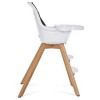 Evolur Zoodle 2 in 1 Baby High Chair, Easy to Clean, Removable Tray, Compact and Portable Convertible High Chair for Babies and Toddlers, Black - 3 of 4