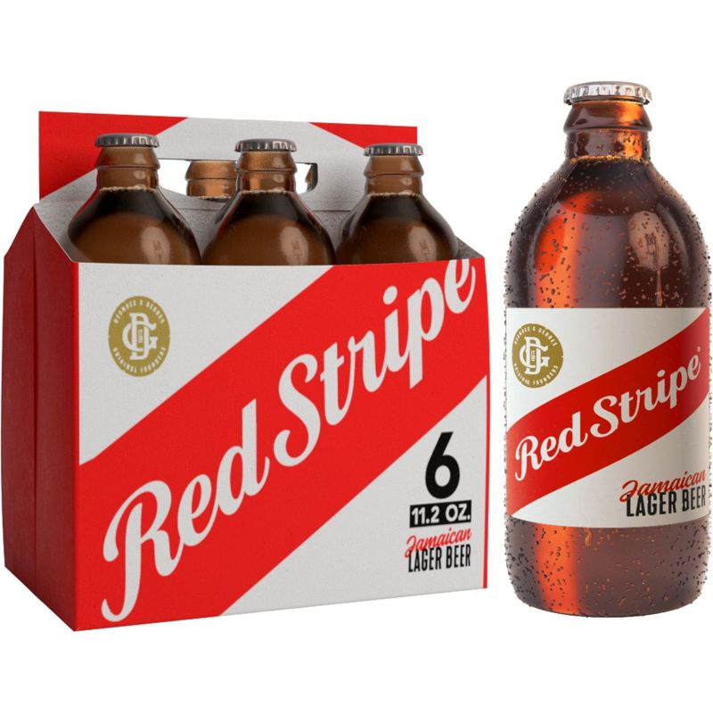 Red Stripe Lager Beer - 6pk/12oz Bottles, 3 of 6
