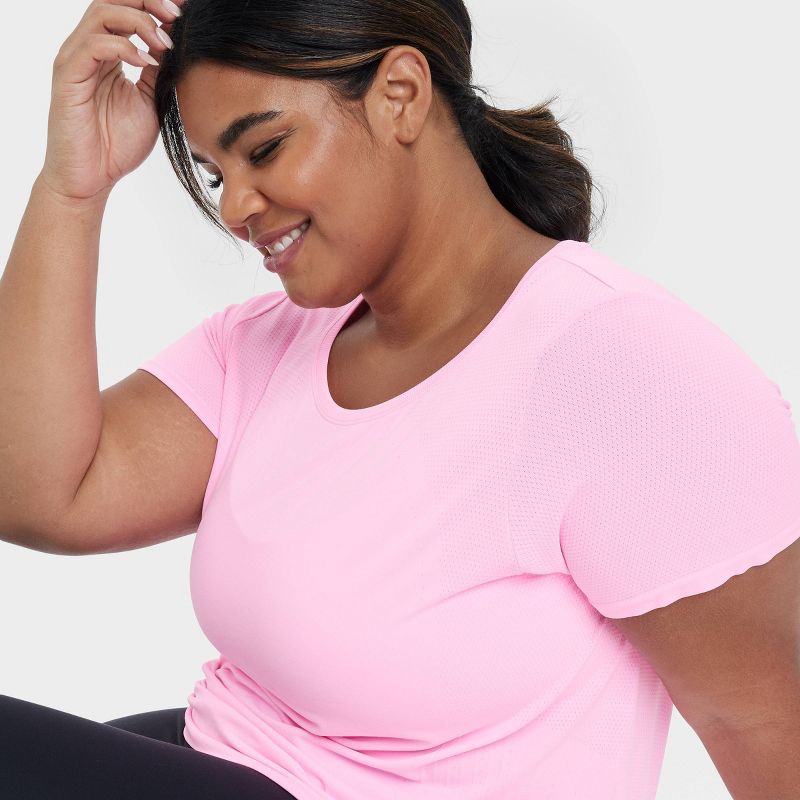Women's Seamless Short Sleeve Shirt - All In Motion™, 5 of 6