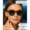 grinderPUNCH Polarized Round Sunglasses for Women Men Stylish Retro Circle Frame Sun Glasses - 3 of 4