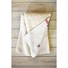 Monika Strigel FARMHOUSE SHABBY SIGN FRESH TREES Fleece Throw Blanket -Deny Designs - 2 of 2