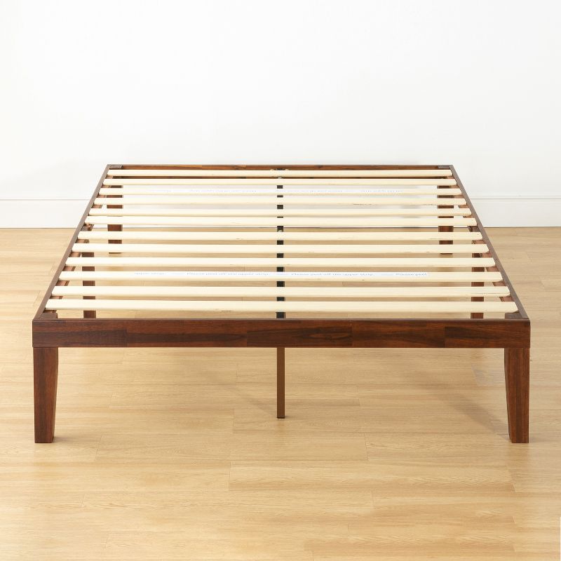16" Naturalista Classic Solid Wood Platform Bed - Mellow, 3 of 8