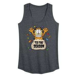 Women's - Garfield - Tis The Season Graphic Racerback Tank - 1 of 4