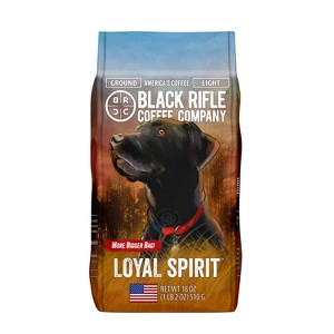 Black Rifle Coffee Company Loyal Spirit Light Roast Ground Coffee - 18oz - 1 of 3