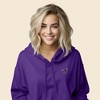 Dalix Black Cat Embroidered Fleece Cropped Hoodie Cold Fall Winter Women - 3 of 4