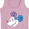 Women's - Disney - Mickey Floral Gradient Fill Graphic Racerback Tank - 2 of 4