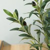 Syemin Artificial Plants Large Artificial Olive Tree Indoor Outdoor Decor Artificial Plants for Home Decor Chr, Green, 10.6"*10.6"*45" - 4 of 4