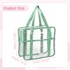 Unique Bargains Large PVC Zipper Makeup Bags and Organizers 1 Pc - 2 of 4