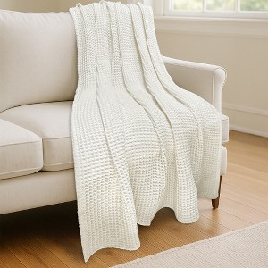 Waffle Blanket Throw - Levtex Home - 1 of 4