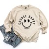 Simply Sage Market Women's Graphic Sweatshirt Choose Happy Lightning Eyes - 3 of 4