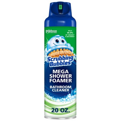 Scrubbing Bubbles Mega Shower Foamer Disinfectant Aerosol - Rainshower - 20oz