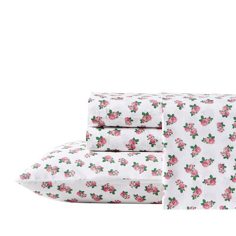 Cotton Twin Fitted Sheets Only New Rose, 1Pc 400 Thread Count 100