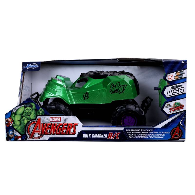 Marvel Hulk Smasher Radio Control Vehicle 1:14 Scale - Green, 3 of 6