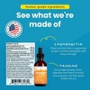 100% Natural Liquid Glucosamine Chondroitin W/ MSM for Cats, Hip & Joint Supplement for Senior Felines, Arthritis & Mobility Booster Glucosamine Drops - 4 of 4