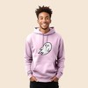 Dalix Giant Ghost Embroidered Hoodie Soft Fleece Hood Sweatshirt Mens - 3 of 4