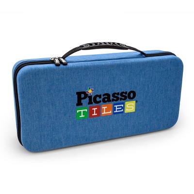 PICASSO-TILES Carrying Case for Magnetic Tiles, Travel Bag for Building Blocks Toy for Kids