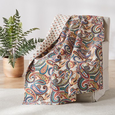 Alyssa Paisley Quilted Throw - Levtex Home