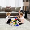 Checkered Easy Jute, Super Soft Rug for Bedroom, Soft Shaggy Plush for Bedroom Dining Room Non-Slip Stain Resistant Under Table Rug - 2 of 4