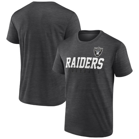 Nfl Las Vegas Raiders Men's Quick Turn Performance Short Sleeve T