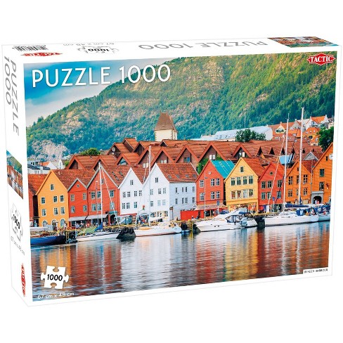 inherit experimental refugees Tactic Bergen Harbor, Norway Jigsaw Puzzle - 1000pc : Target