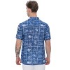 LA LEELA Men's Hawaiian Shirts Short Sleeve Button Down Shirt Mens Patriotic Shirts Casual Holiday Summer Party Shirts for Men - 2 of 4
