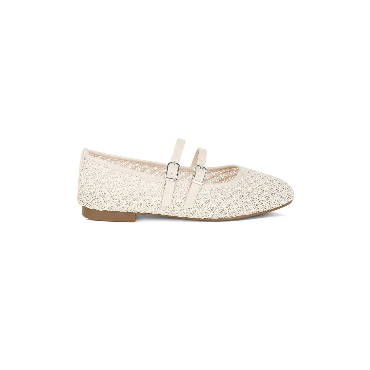 Обувь London Rag Womens Warena Pin Buckle Strapped Ballerinas 10 — фото 2
