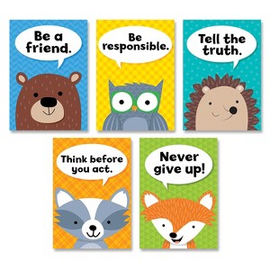 Creative Teaching Press® Woodland Friends Character Traits Inspire U™ 5-Poster Pack - 1 of 3
