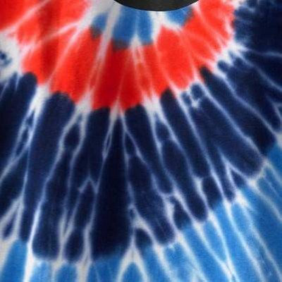 americana peace tie dye