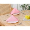 Unique Bargains Wedding Restaurant Cocktail Party Polyester Napkins 18 x 18 Inches 6 Pcs - 2 of 4