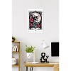 Trends International Tabz Jones - Skull and Roses Tarot Moon Framed Wall Poster Prints - 2 of 4