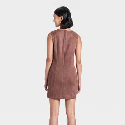 Women&rsquo;s Suede Mini Dress – A New Day