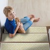 SussexHome Sisal Design Cotton Anti-Slip Stair Treads, 9” X 28“ - 3 of 4