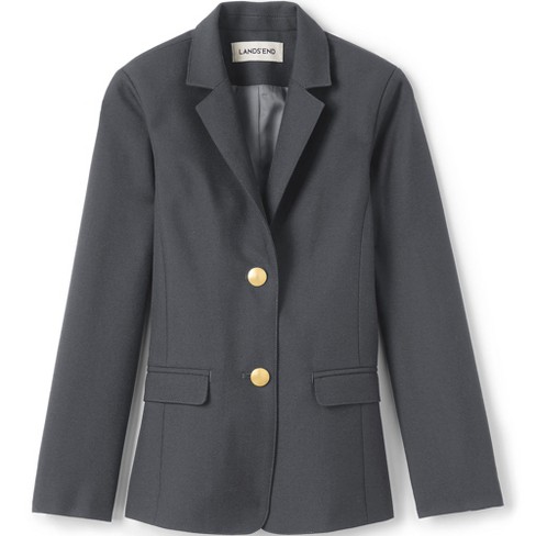 Lands' End School Uniform Kids Hopsack Blazer - 8 - Slate Frost : Target