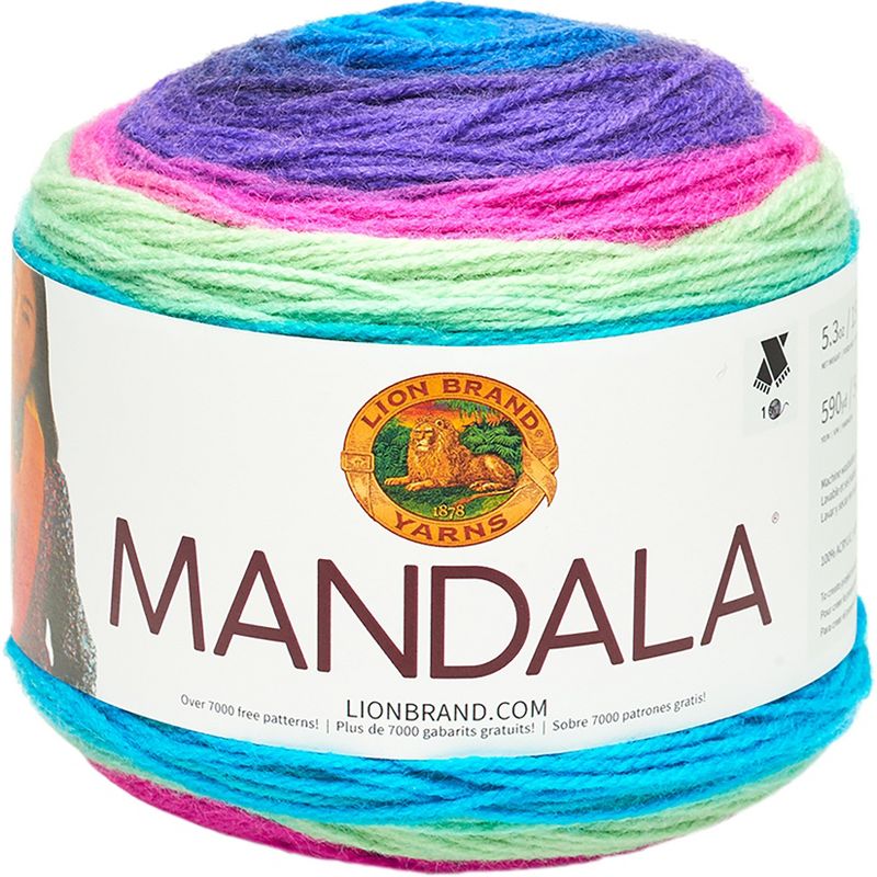(3 Pack) Lion Brand Mandala Yarn - Troll, 2 of 4
