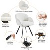 Yaheetech Set of 2 Flower-shaped Armchairs with Removable Seat Cushion for Bedroom, Living Room, Home Office - 4 of 4