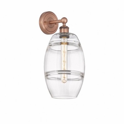 Vaz - 1 Light Wall Sconce In Industrial Style-12.13 Inches Tall and 8 Inches Wide