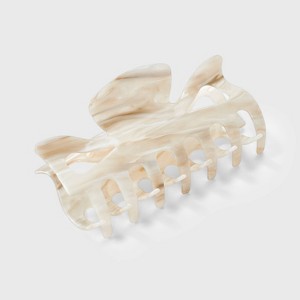 Jumbo Claw Hair Clip - A New Day™ Ivory - 1 of 2