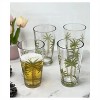 Palm Tree Design Acrylic Glasses Drinking Set of 4 Hi Ball (20oz) - 3 of 3