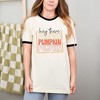 Simply Sage Market Women's Hey There Pumpkin Stacked Short Sleeve Ringer Tee - 2 of 4