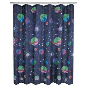 Starry Night Kids' Shower Curtain - Allure Home Creations