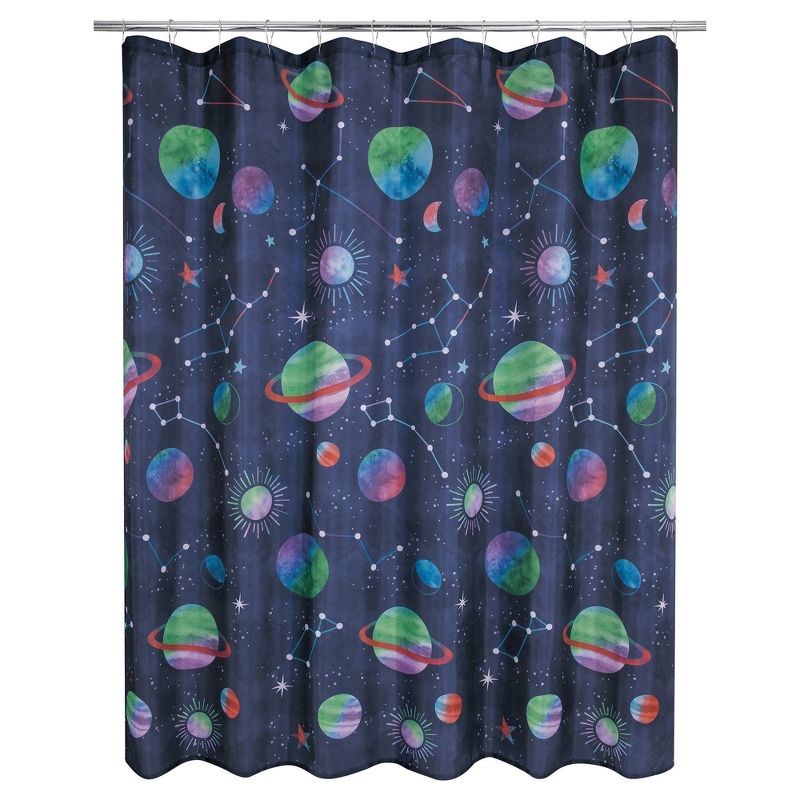 Starry Night Kids&#39; Shower Curtain - Allure Home Creations, 1 of 9