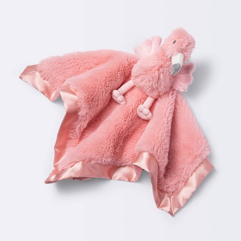 Security Blanket Girl Toy Flamingo Baby Shower Idea 