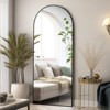 BEAUTYPEAK Arched Full Length Standing Full Body Floor Mirror - 2 of 4