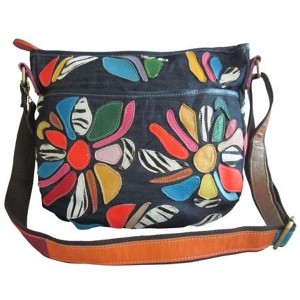Amerileather Tansy Mini Cross Body Carrier – Sleek Leather Bag with Compact Profile and Everyday Function - 1 of 4