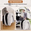 71"L x 43"W x 10"H Human Sized Dog Bed, Giant Dog Bed for Adults, Faux Fur Foldable Floor Sofa Bed for Reading Napping, Removable Cover - 4 of 4