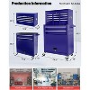 8 Drawer Rolling Tool Chest, Tool Storage Cabinet with Wheels, Metal Tool Cart with Detachable Top Tool Box, Tool Chest on Wheels for Workshop - 2 of 4
