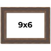PosterPalooza | Photo Size Elegant Brown Picture Frame - UV Acrylic, Foam Board Backing, Hanging Hardware - 2 of 4