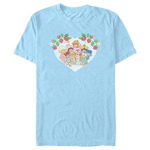 Men's Strawberry Shortcake Friends in a Heart T-Shirt - 1 of 4