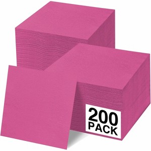 SparkSettings Beverage Napkins, 5” x 5” 2 Ply Paper Napkins, Pack of 200 - 1 of 4