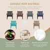 WestinTrends Malibu 7-Piece HDPE Outdoor Dining Patio Table and Chairs Set - 4 of 4